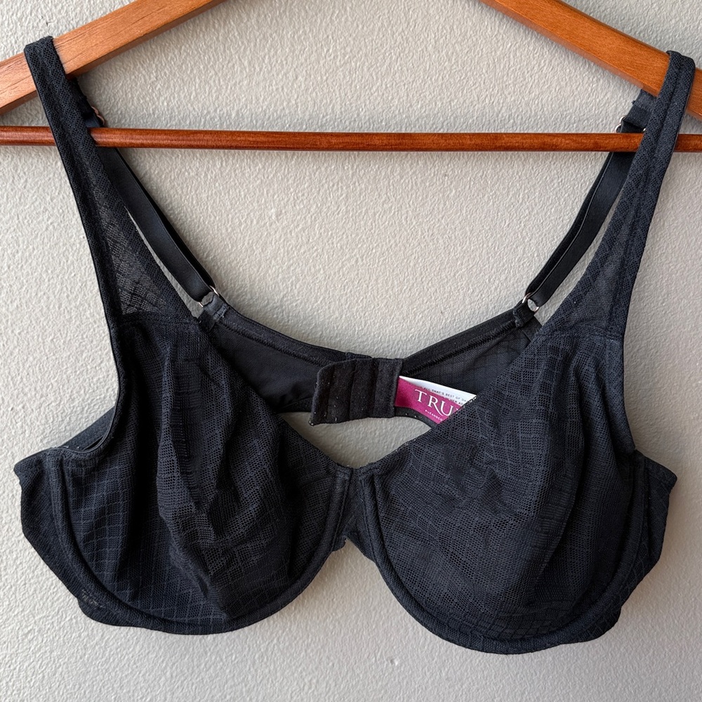 True & Co. Made of Stars Unlined Ultimate Coverage bra Black 38C